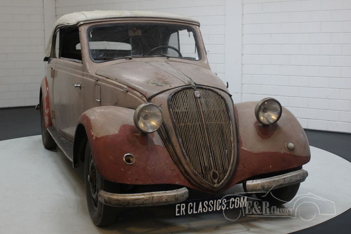 Oldcar24 Nsu Fiat Other 1500 Glaser Cabriolet 1938 Barnfind 6 Cyl D Epoca In Vendita Oldcar24