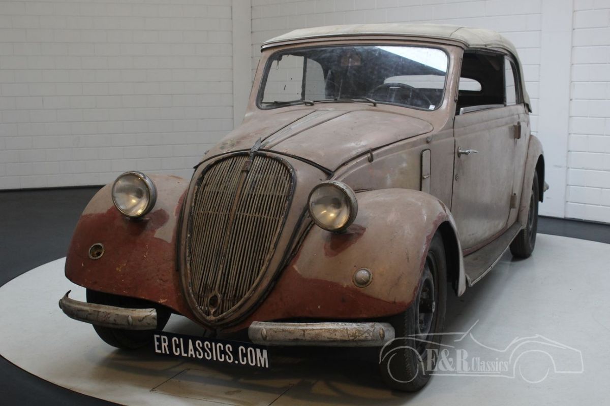 Oldcar24 Nsu Fiat Other 1500 Glaser Cabriolet 1938 Barnfind 6 Cyl D Epoca In Vendita Oldcar24